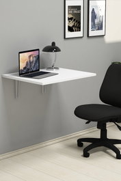 Hanah Home Mesa plegable Nur - Blanco